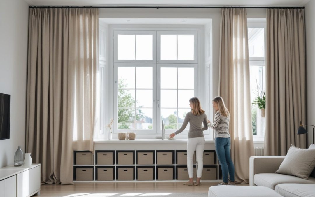 Sådan skaber du et stilrent hjem med gardiner og opbevaringskasser